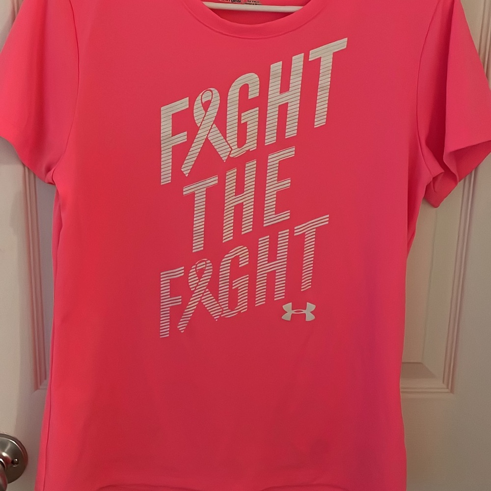 Under Armour Neon Pink Motivational Tee

EUC
